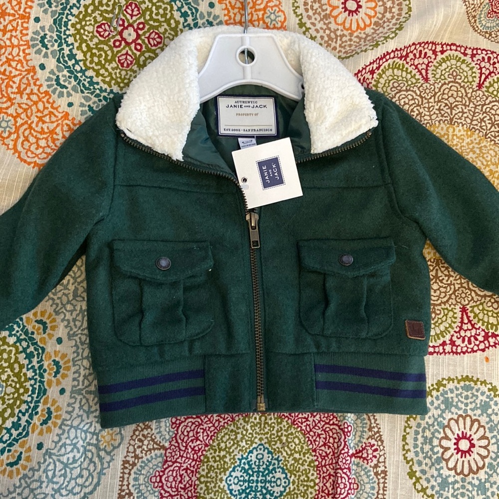NWT 6-12m Janie and Jack coat